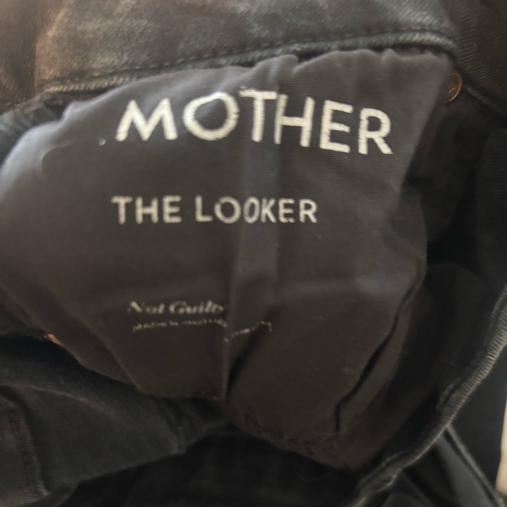 Mother jeans “the looker” black size 28 - Picture 3 of 4
